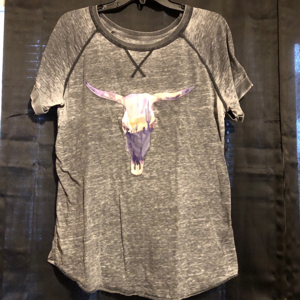 scenic longhorn tee